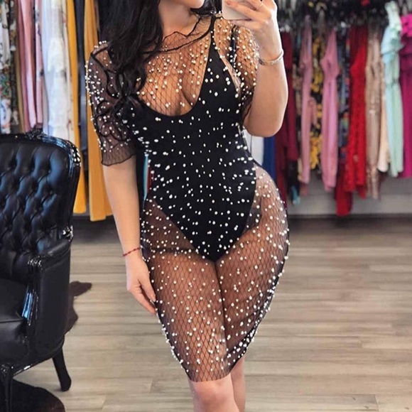 Other - Coachella Vibes Mesh Cover Up